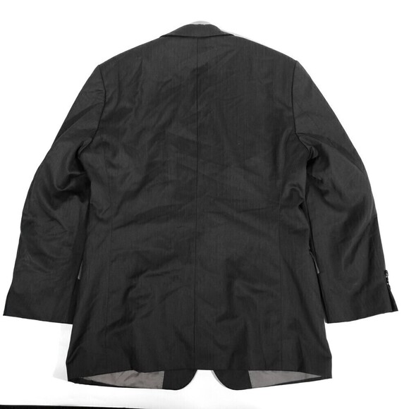 BOSS Hugo Boss Pasolini Movie Virgin Wool Blazer Suit Jacket Old Money 42 Gray - Picture 2 of 5